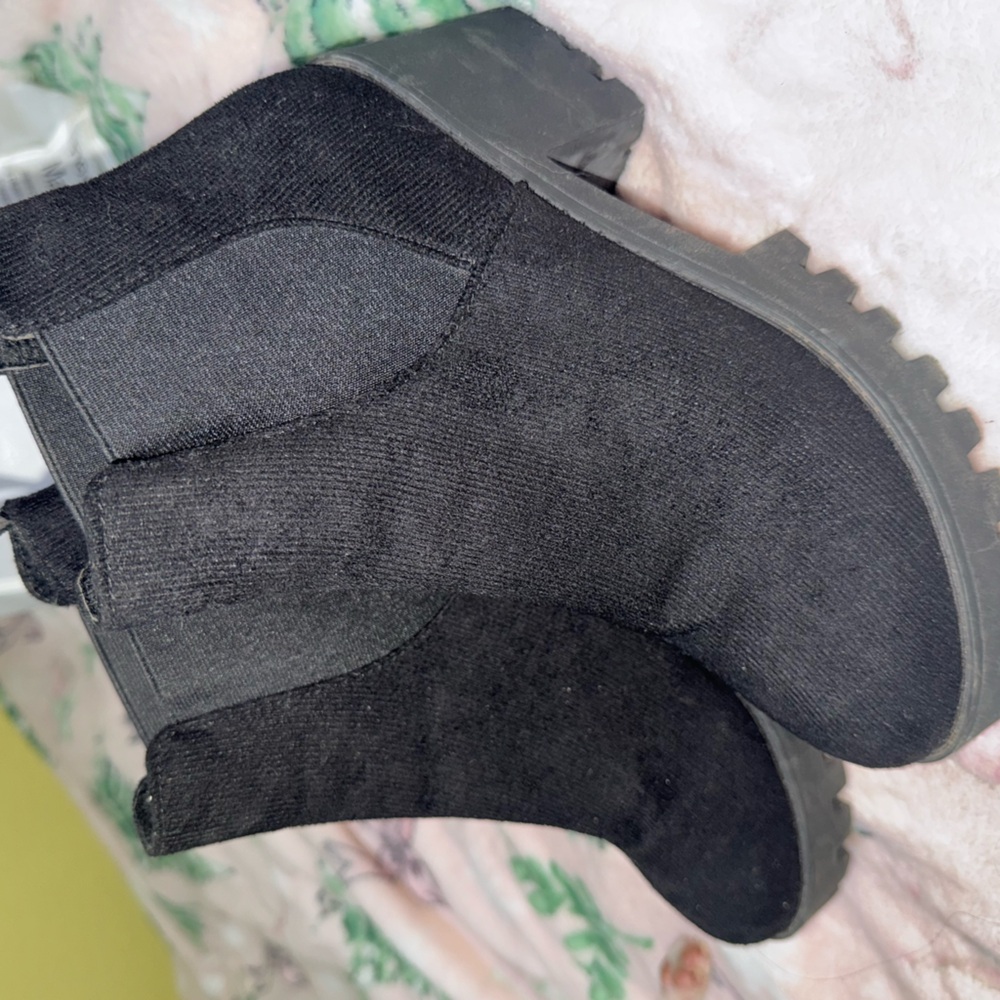 Black Lug Sole Boots